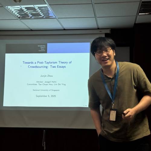 PhD Defense – Zhou Junjie